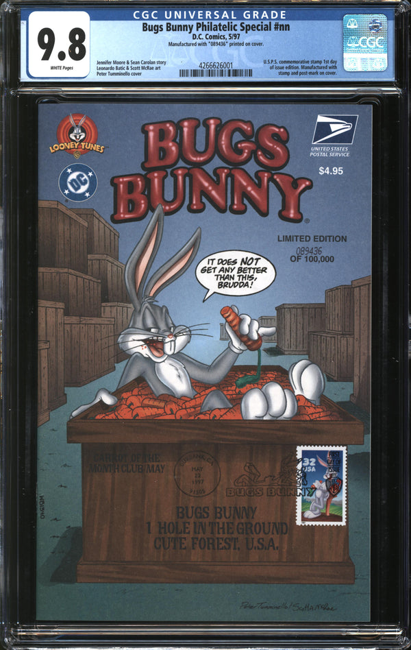 Bugs Bunny Philatelic Special (1997) #1 CGC 9.8 NM/MT