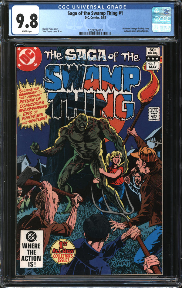 Saga Of The Swamp Thing (1982) # 1 CGC 9.8 NM/MT
