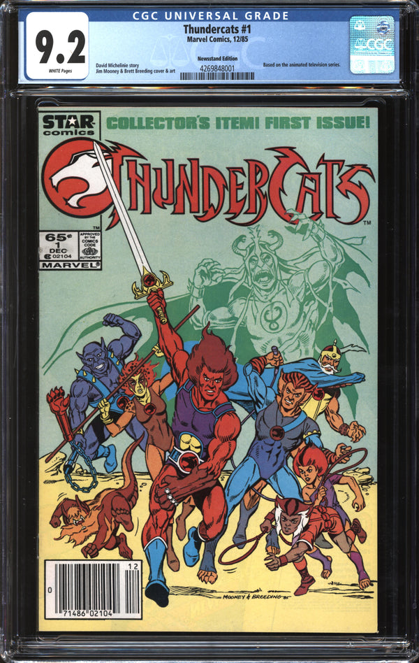 Thundercats (1985) #1 Newsstand Edition CGC 9.2 NM-