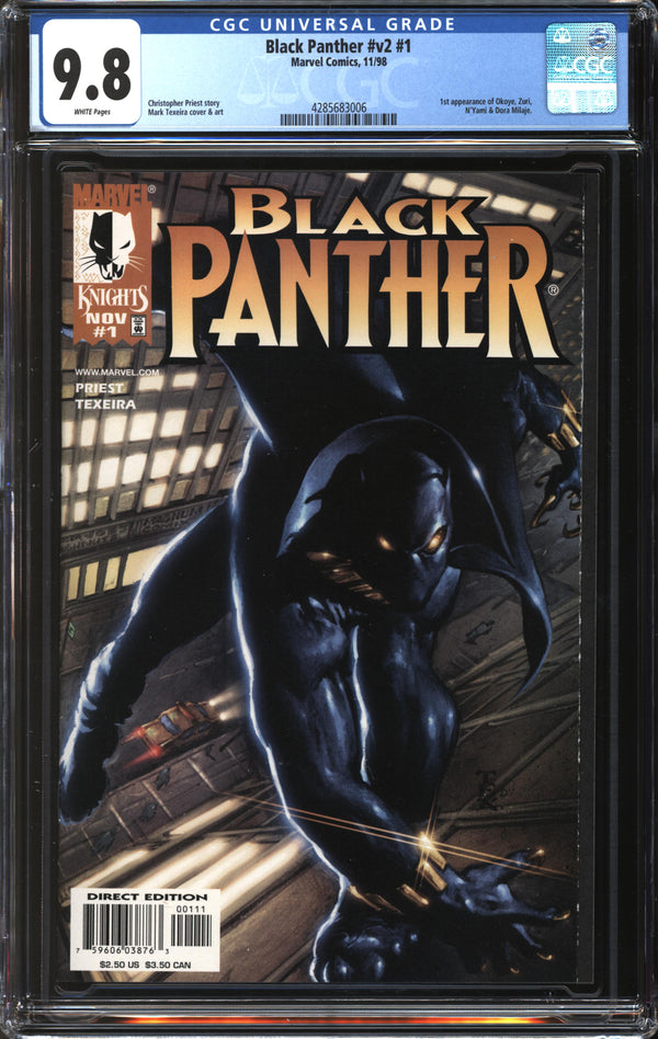 Black Panther (1998) # 1 CGC 9.8 NM/MT