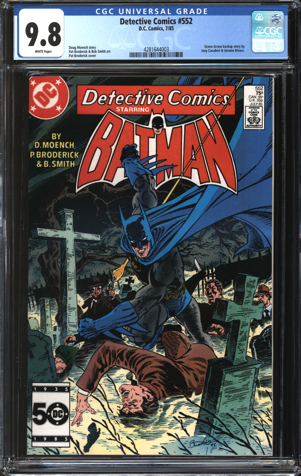 Detective Comics (1937) #552 CGC 9.8 NM/MT