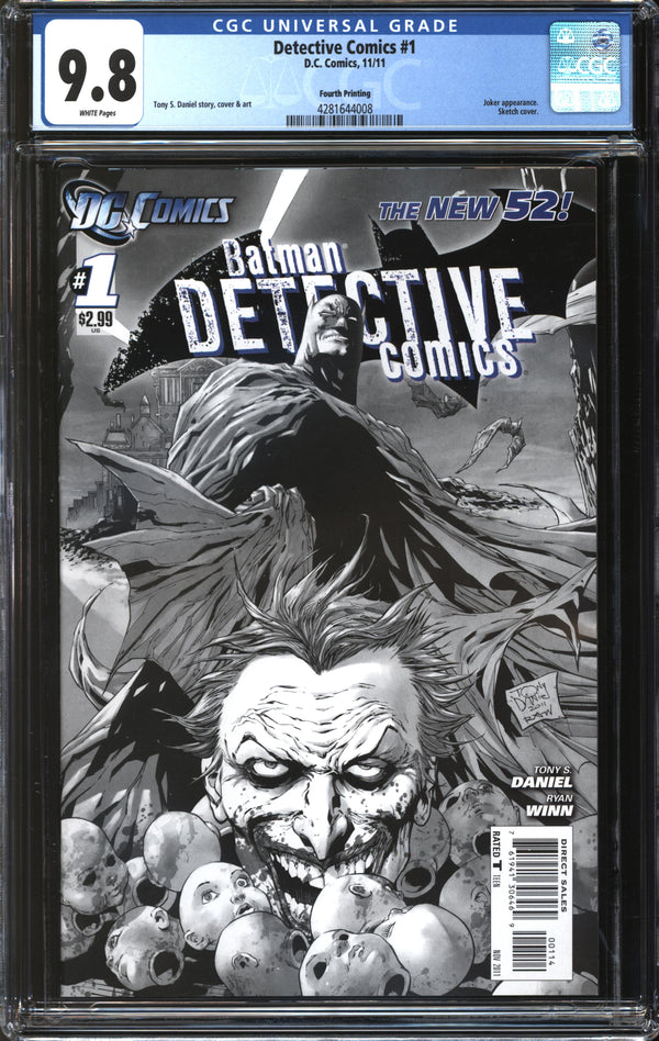 Detective Comics (2011) #1 Fourth Printing CGC 9.8 NM/MT