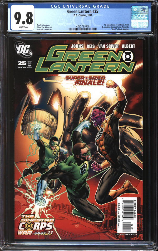 Green Lantern (2005) #25 CGC 9.8 NM/MT