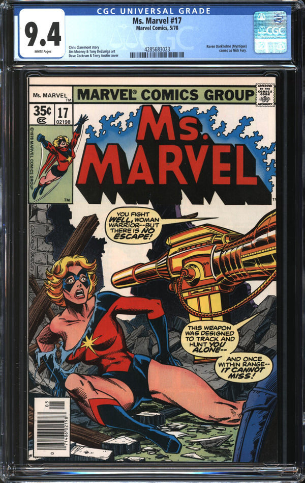 Ms. Marvel (1977) #17 CGC 9.4 NM