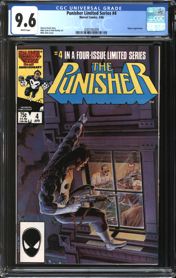 Punisher Limited Series (1986) #4 CGC 9.6 NM+