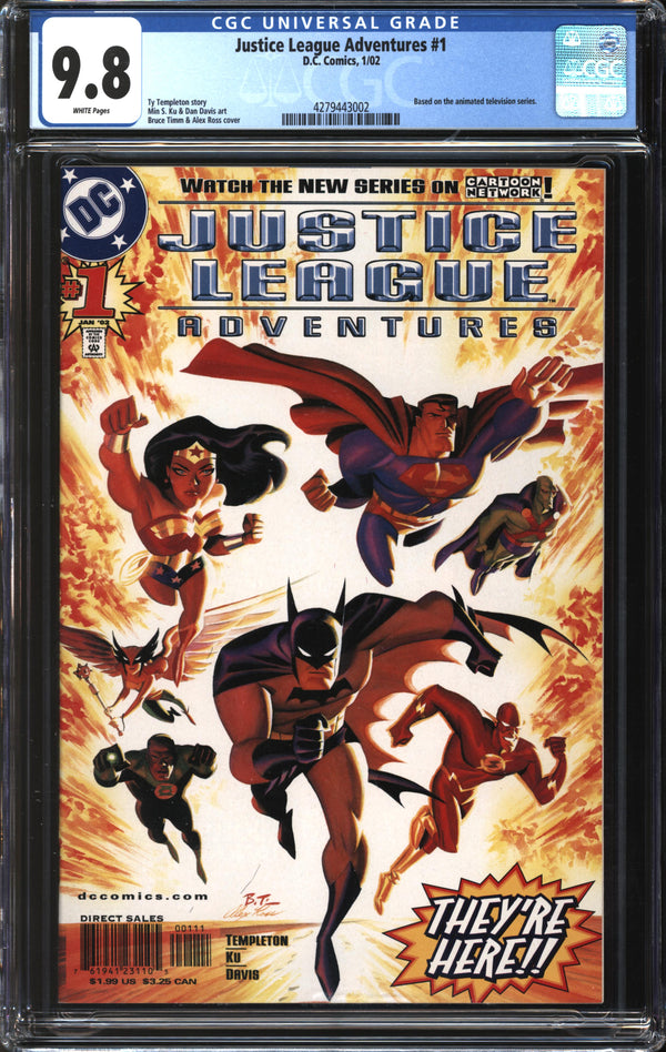 Justice League Adventures (2002) # 1 CGC 9.8 NM/MT