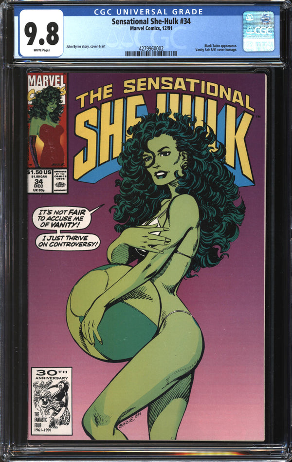 Sensational She-Hulk (1989) #34 CGC 9.8 NM/MT