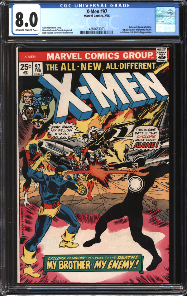 X-Men (1963) # 97 CGC 8.0 VF