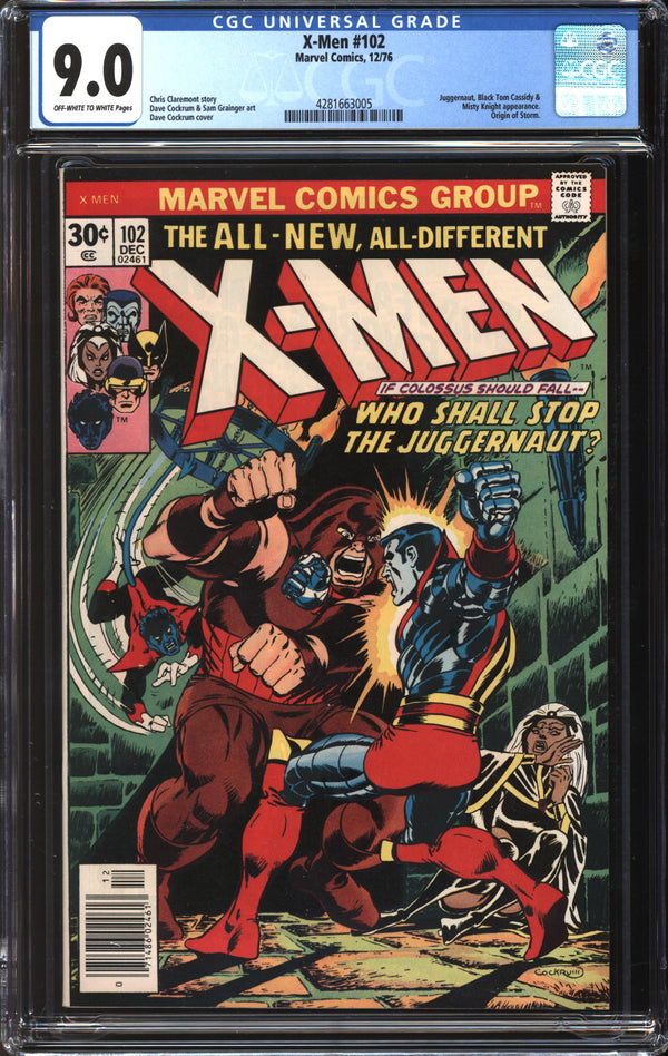 X-Men (1963) #102 CGC 9.0 VF/NM