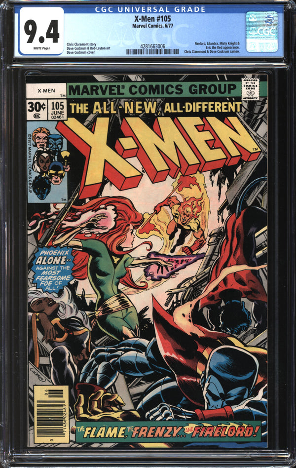 X-Men (1963) #105 CGC 9.4 NM