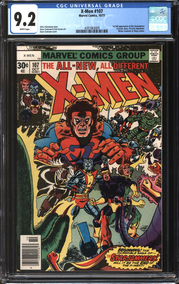 X-Men (1963) #107 CGC 9.2 NM-