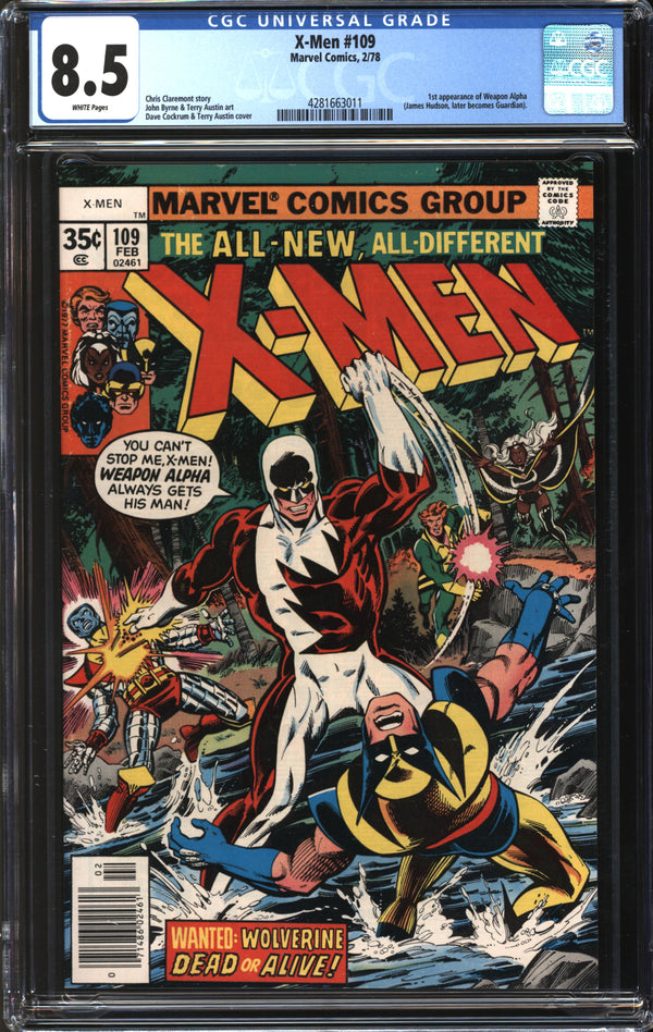 X-Men (1963) #109 CGC 8.5 VF+
