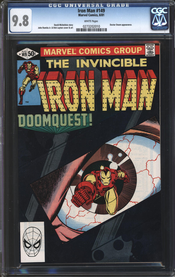 Iron Man (1968) #149 CGC 9.8 NM/MT