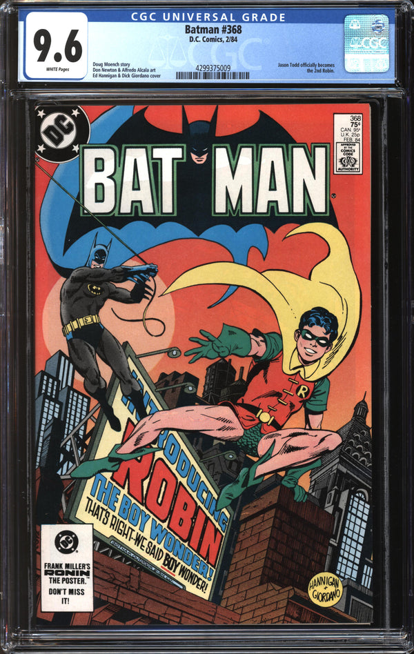 Batman (1940) #368 CGC 9.6 NM+
