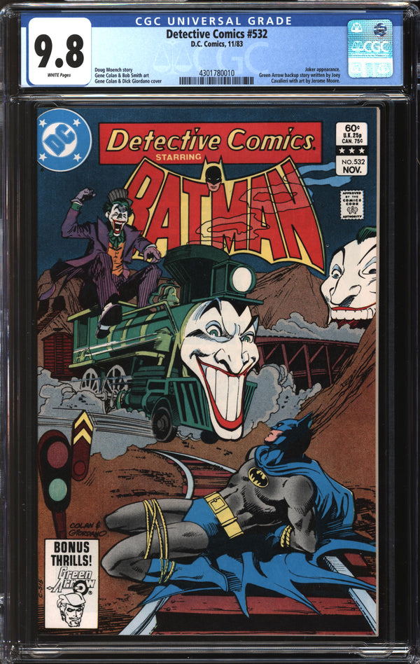 Detective Comics (1937) #532 CGC 9.8 NM/MT