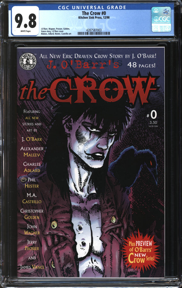 Crow, The (1998) #0 CGC 9.8 NM/MT