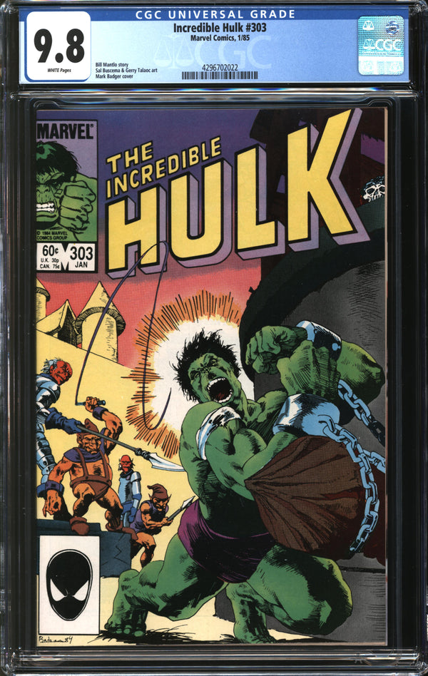 Incredible Hulk (1962) #303 CGC 9.8 NM/MT