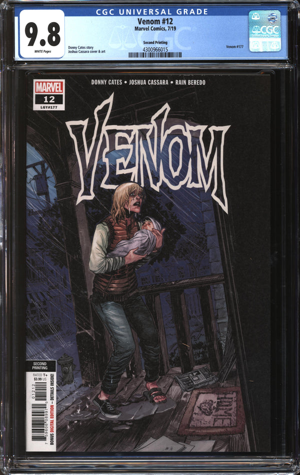 Venom (2018) #12 Second Printing CGC 9.8 NM/MT