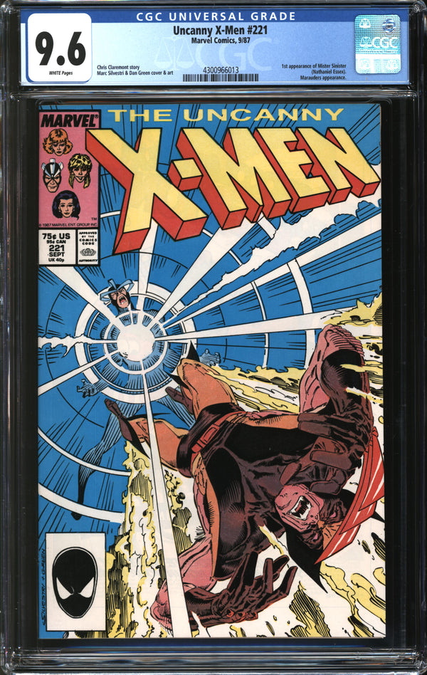 Uncanny X-Men (1981) #221 CGC 9.6 NM+
