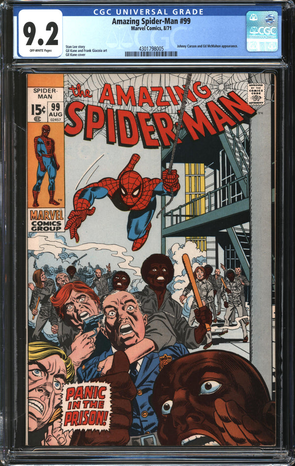 Amazing Spider-Man (1963) # 99 CGC 9.2 NM-