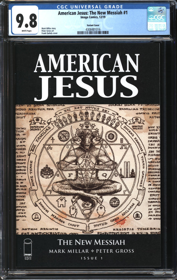 American Jesus (2019) #1 Frank Quitely Variant CGC 9.8 NM/MT