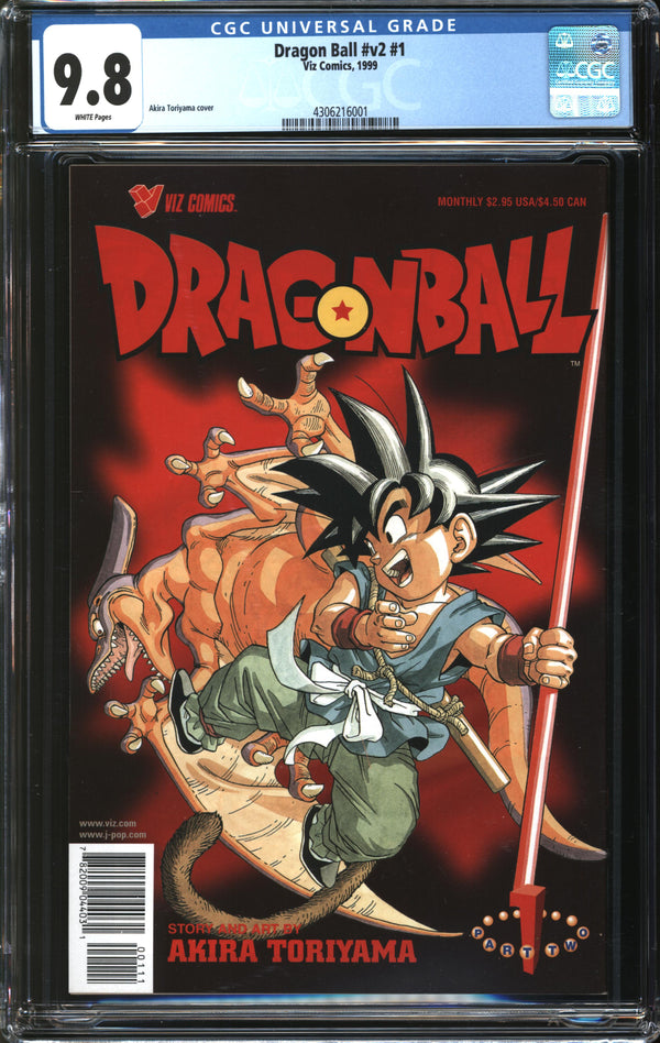 Dragon Ball (Part 2, 1999) # 1 CGC 9.8 NM/MT