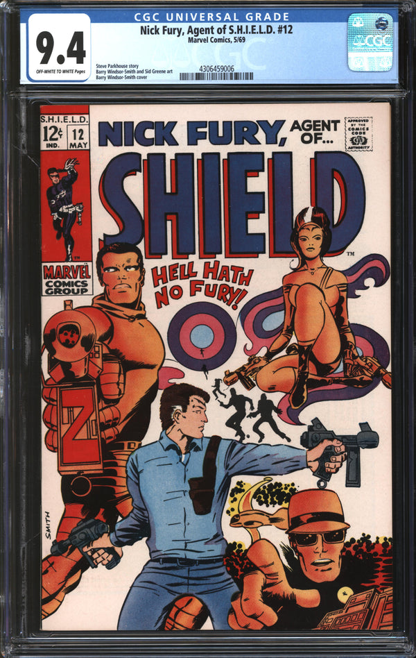 Nick Fury, Agent Of S.H.I.E.L.D. (1968) #12 CGC 9.4 NM