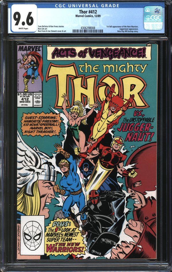 Thor (1966) #412 CGC 9.6 NM+