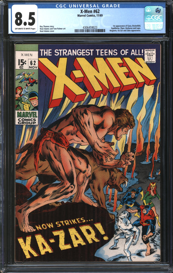 X-Men (1963) # 62 CGC 8.5 VF+