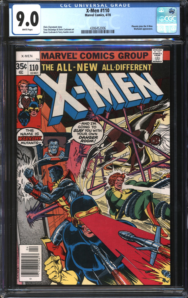 X-Men (1963) #110 CGC 9.0 VF/NM