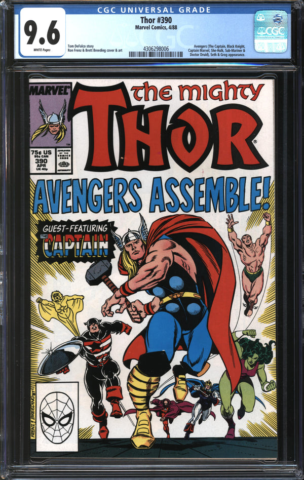 Thor (1966) #390 CGC 9.6 NM+