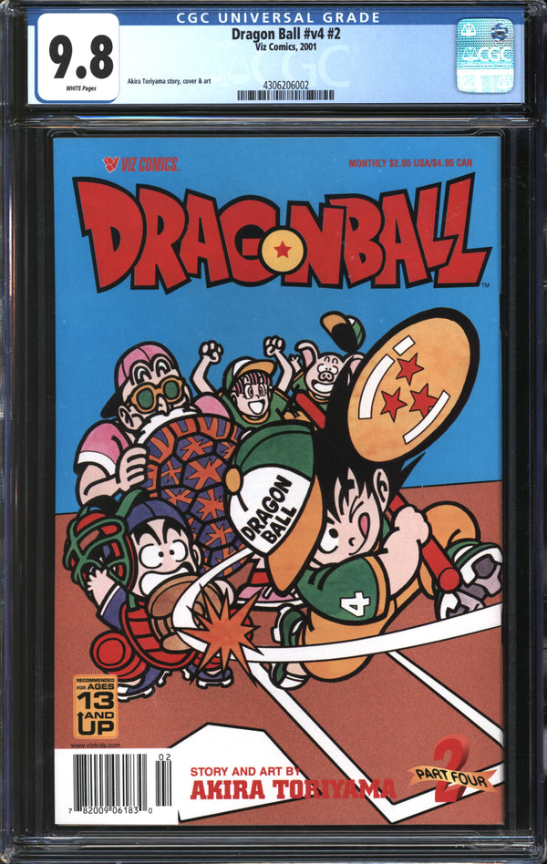 Dragon Ball (Part 4, 2001) # 2 CGC 9.8 NM/MT
