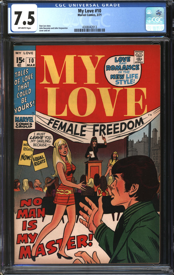 My Love (1969) #10 CGC 7.5 VF-