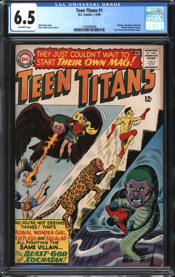 Teen Titans (1966) # 1 CGC 6.5 FN+