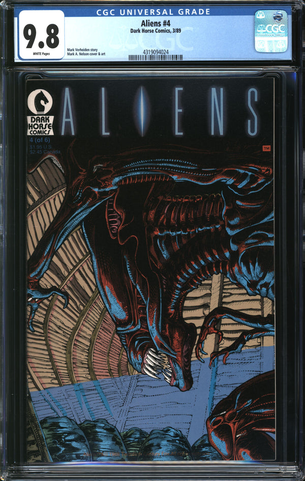 Aliens (1988) #4 CGC 9.8 NM/MT