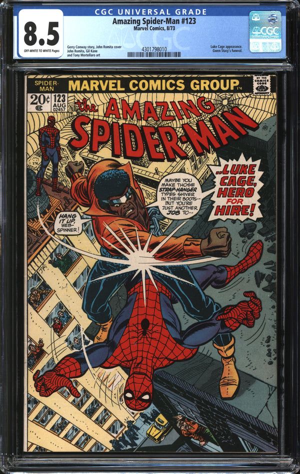 Amazing Spider-Man (1963) #123 CGC 8.5 VF+