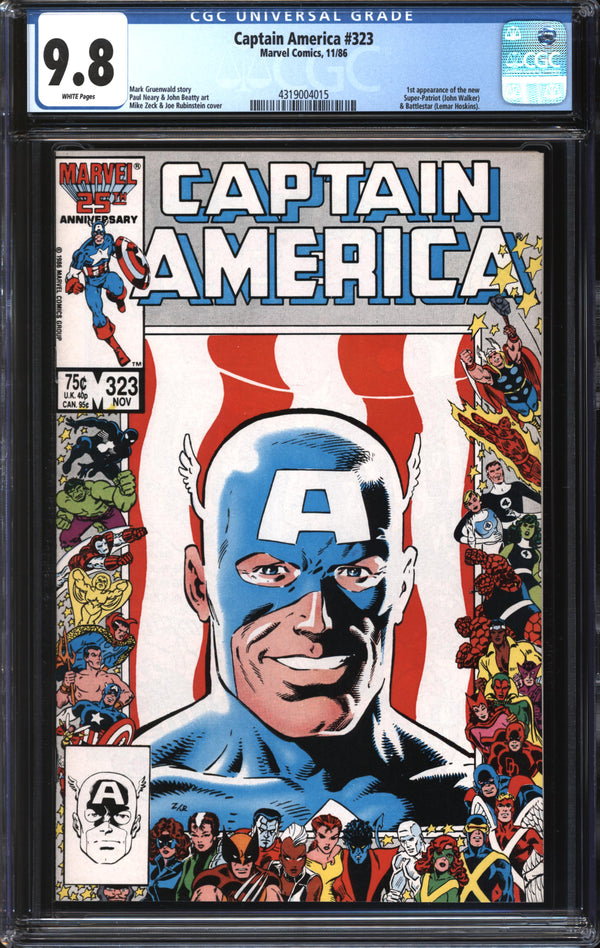 Captain America (1968) #323 CGC 9.8 NM/MT