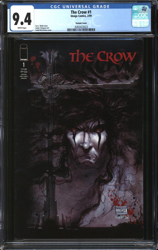 Crow, The (1999) #1 Todd McFarlane Variant CGC 9.4 NM