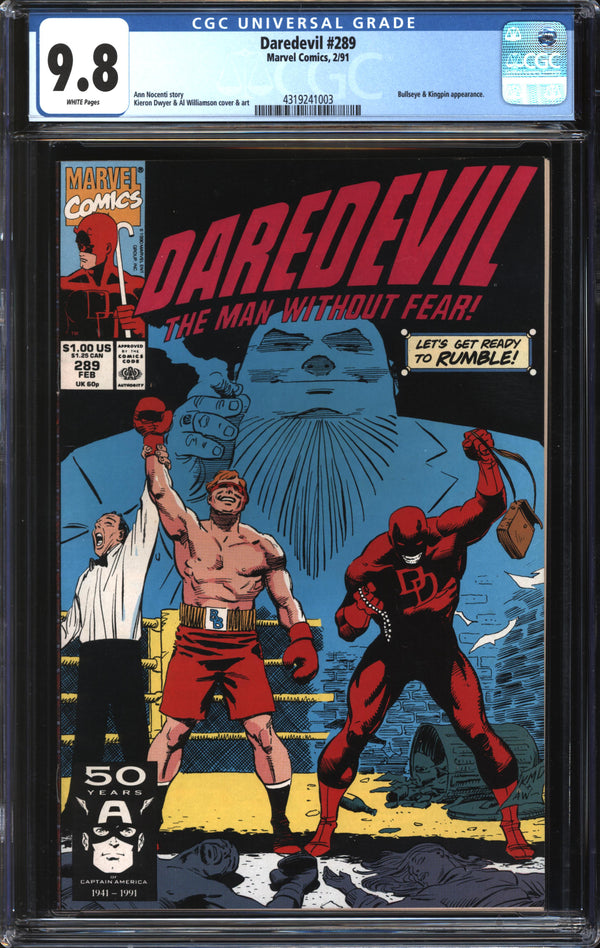 Daredevil (1964) #289 CGC 9.8 NM/MT