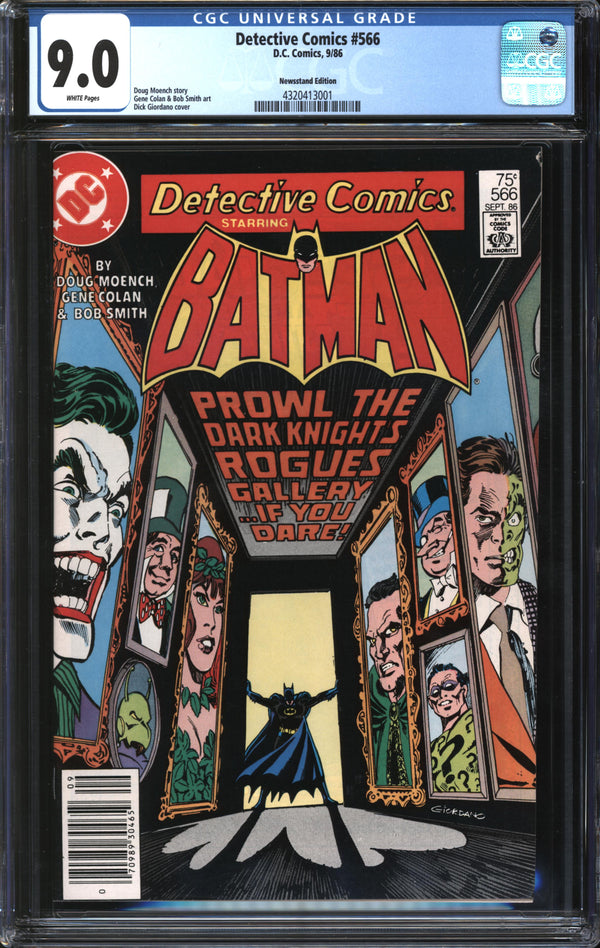 Detective Comics (1937) #566 CGC 9.0 VF/NM