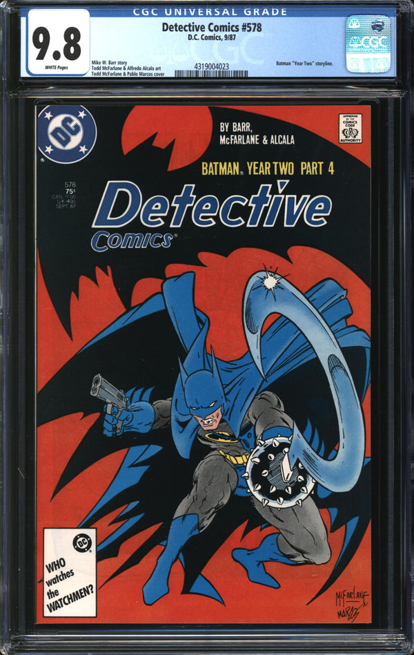 Detective Comics (1937) #578 CGC 9.8 NM/MT
