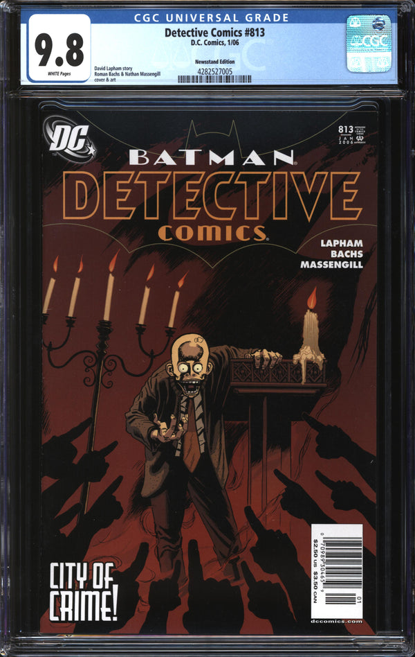 Detective Comics (1937) #813 Newsstand Edition CGC 9.8 NM/MT