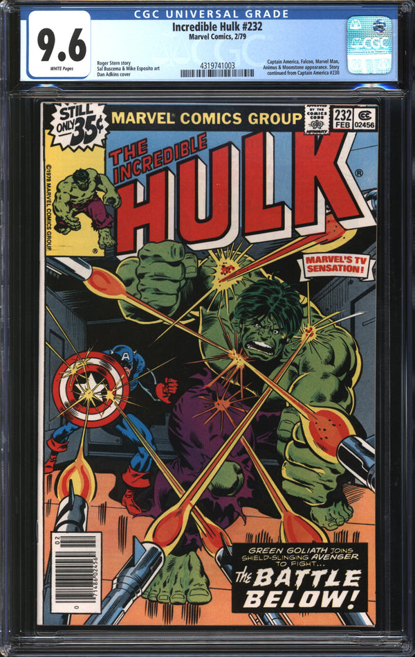 Incredible Hulk (1962) #232 CGC 9.6 NM+