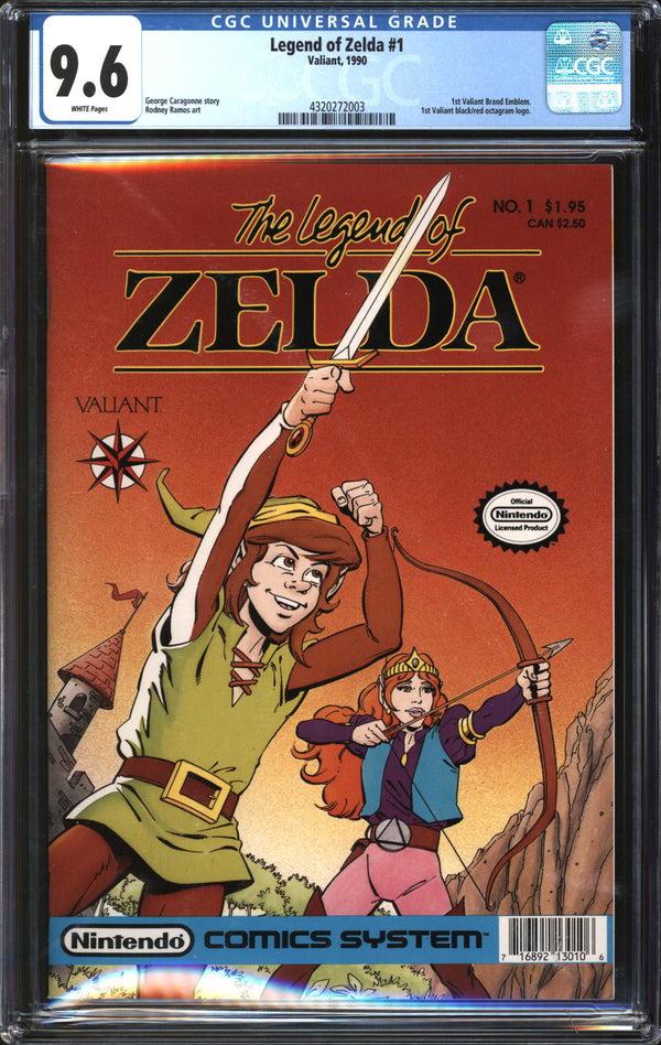 Legend Of Zelda (1990) #1 CGC 9.6 NM+