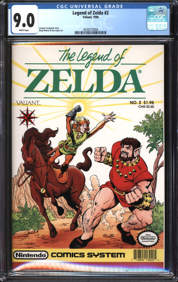 Legend Of Zelda (1990) #2 CGC 9.0 VF/NM
