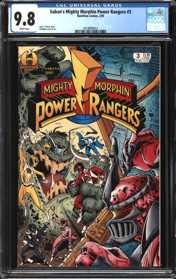Saban's Mighty Morphin Power Rangers (1994) #3 CGC 9.8 NM/MT