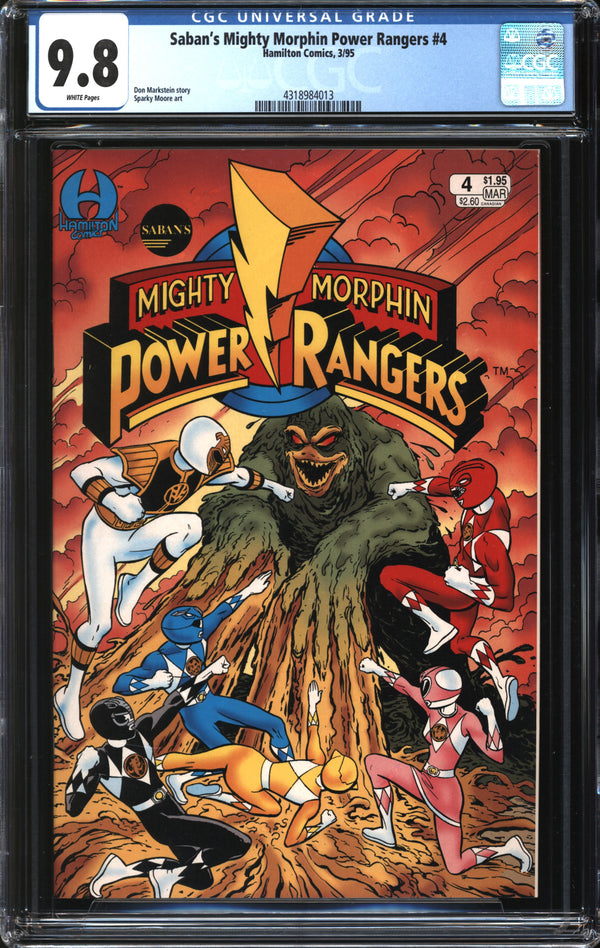 Saban's Mighty Morphin Power Rangers (1994) #4 CGC 9.8 NM/MT