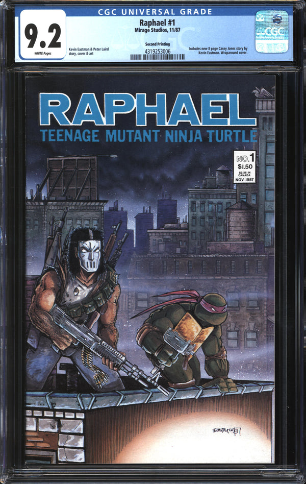 Raphael (1985) #1 Second Printing CGC 9.2 NM-