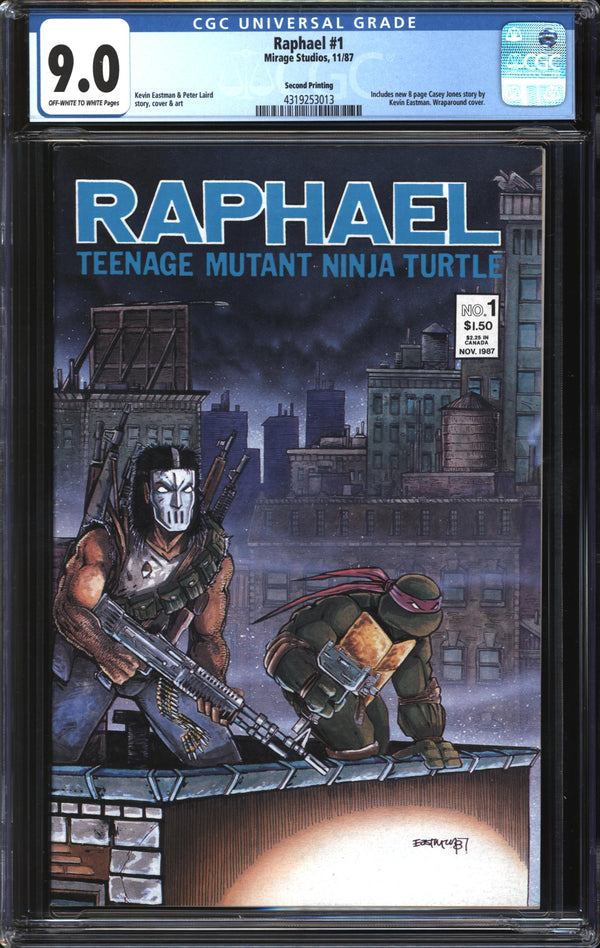 Raphael (1985) #1 Second Printing CGC 9.0 VF/NM