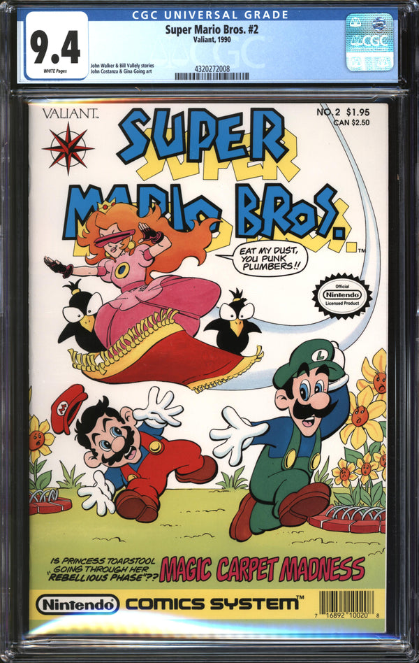 Super Mario Bros. (1990) #2 CGC 9.4 NM